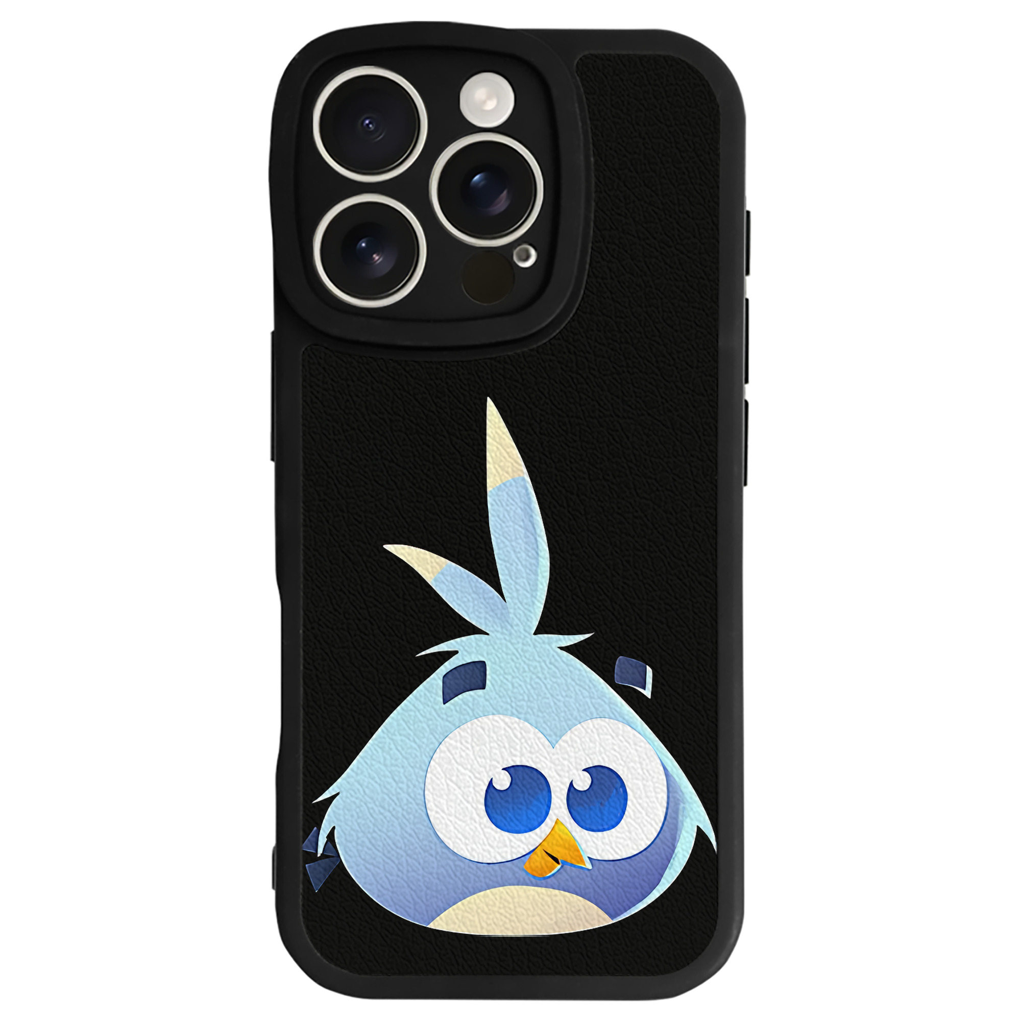 （画像用） Angry Birds アングリーバード 【iPhone 16シリーズ対応】シリコンスマホケース（レザー調） 材質：シリコン